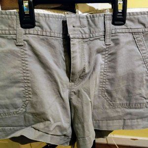 Old Navy Low Rise Grey Khaki Shorts